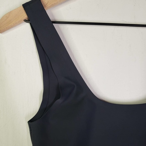 Parade Sleeveless Bodysuit‎ XS Black Thong Scoop Neck Tank - Picture 4 of 10